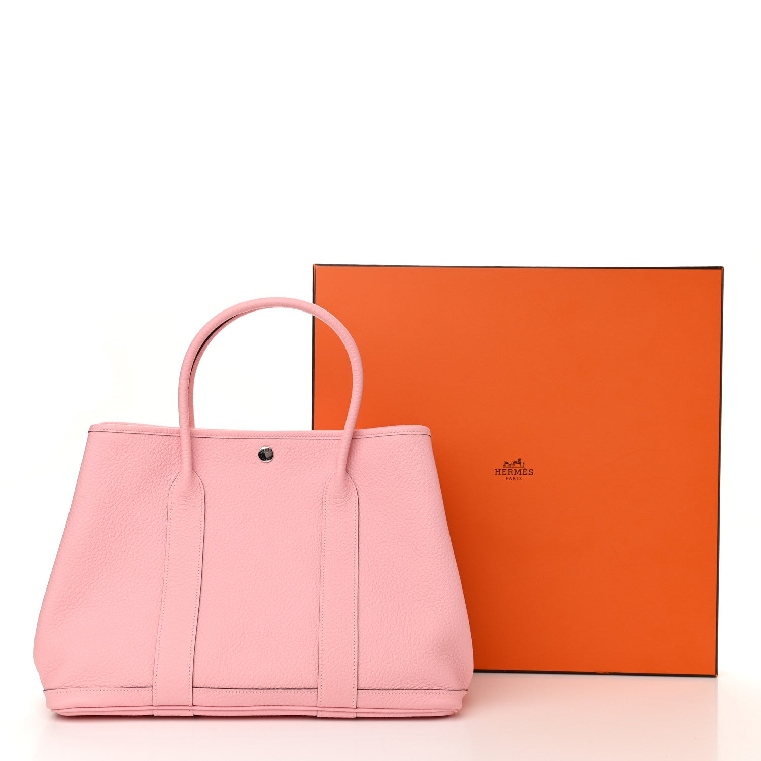 Hermes Vache Country Garden Party Tote 36 MM Rose Sakura 11 of 11