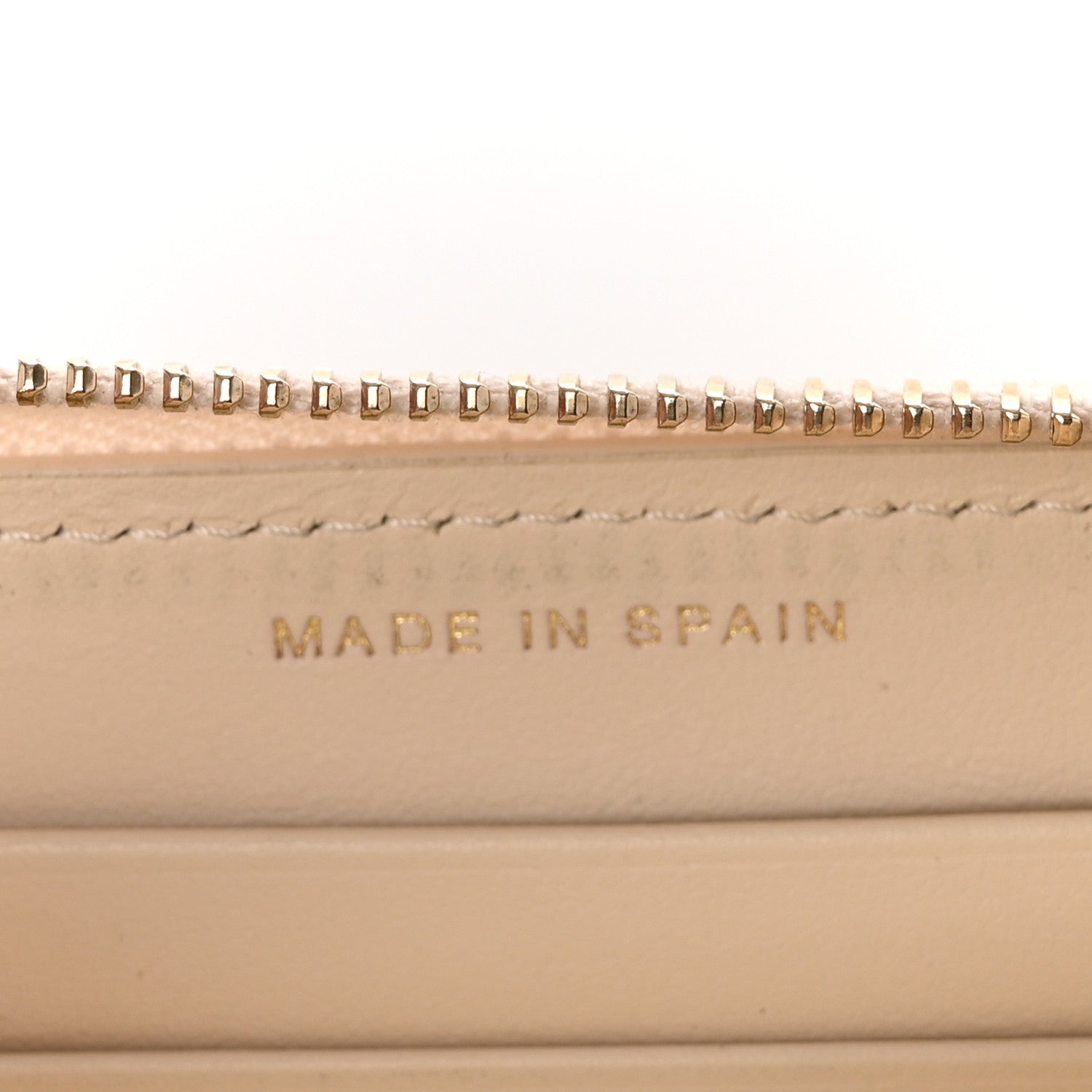 Chanel Caviar Quilted Medium Zip Around Wallet White 7 of 8