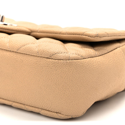 Chanel Caviar Quilted Medium Easy Flap Beige 10 of 10