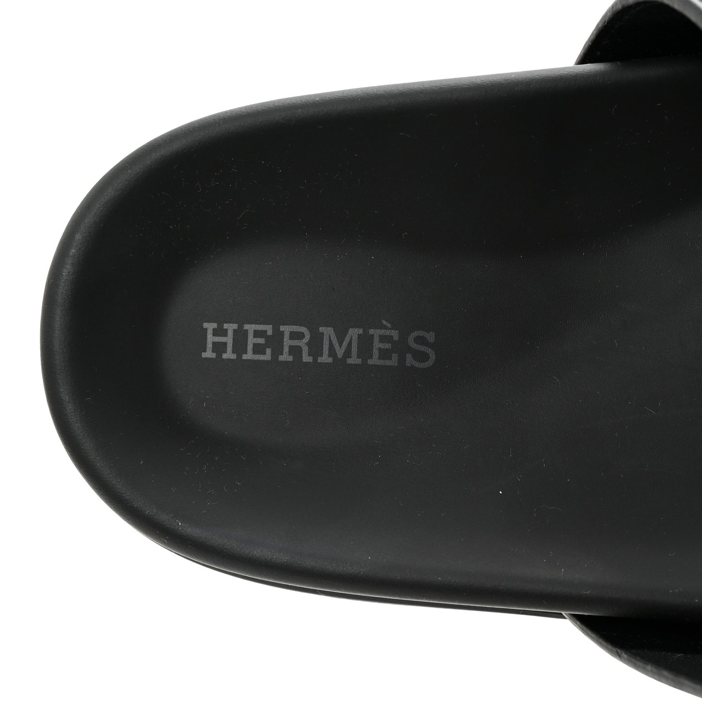 Calfskin Womens Chypre Sandals 39 Black
