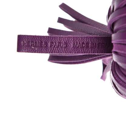 Hermes Lambskin Carmen Tassel Key Holder Violet 3 of 8