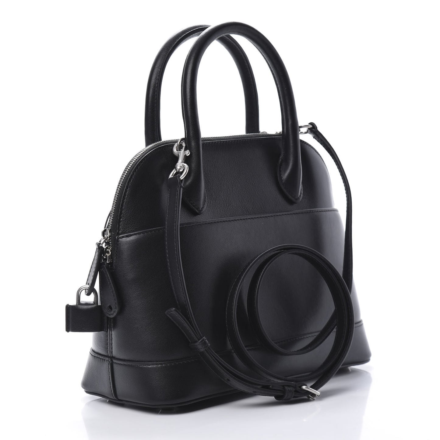 Calfskin You Are The World S Ville Top Handle Bag Black Multicolor
