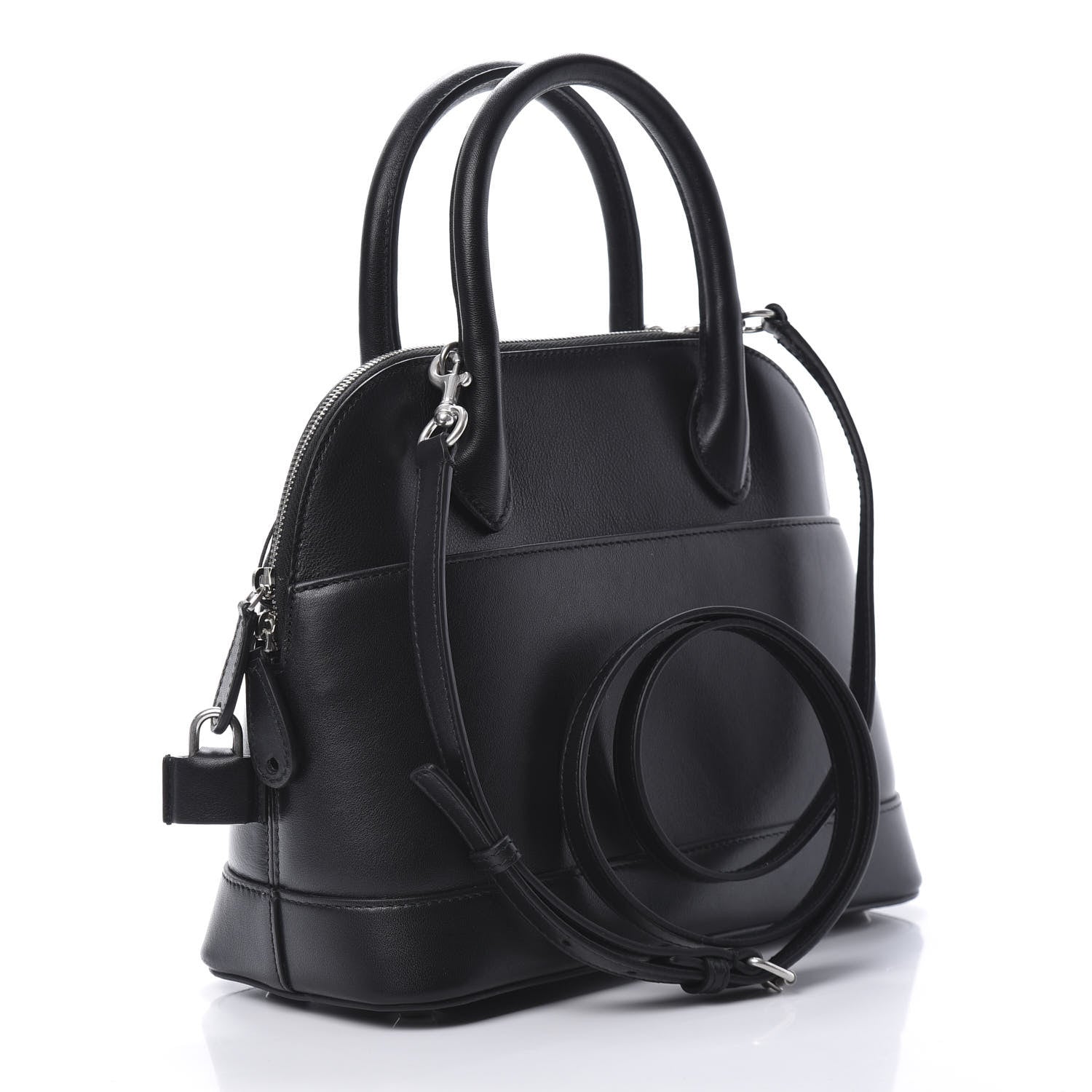 Balenciaga Calfskin You Are The World S Ville Top Handle Bag Black Multicolor 4 of 11