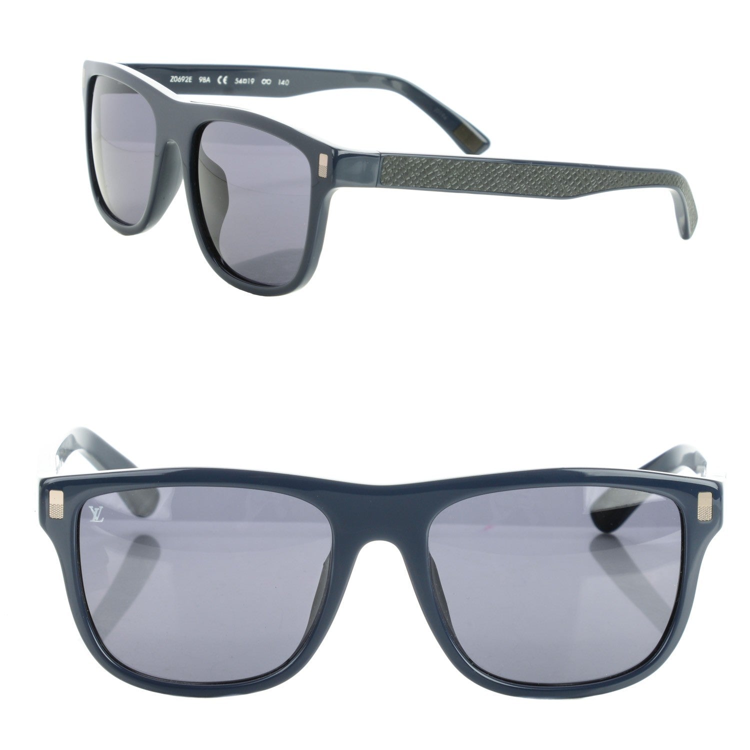 Louis Vuitton Influence Carre Sunglasses Z0692E Blue Grey 1 of 6