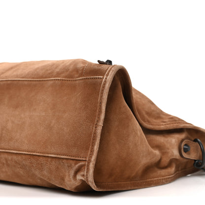 Balenciaga Waxed Suede Calfskin Classic Hardware Medium Le City Camel 10 of 10