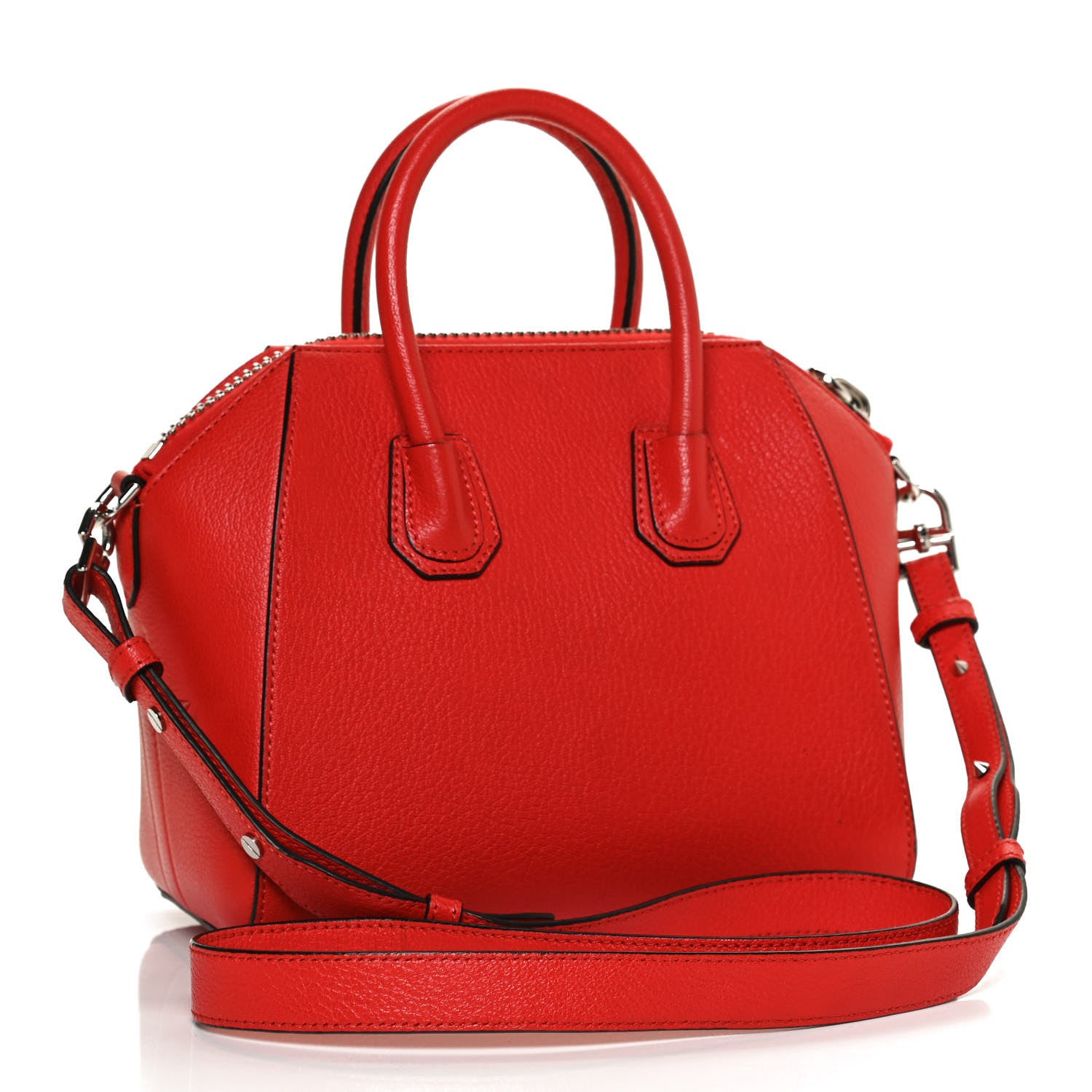 Givenchy Sugar Goatskin Mini Antigona Red 3 of 10