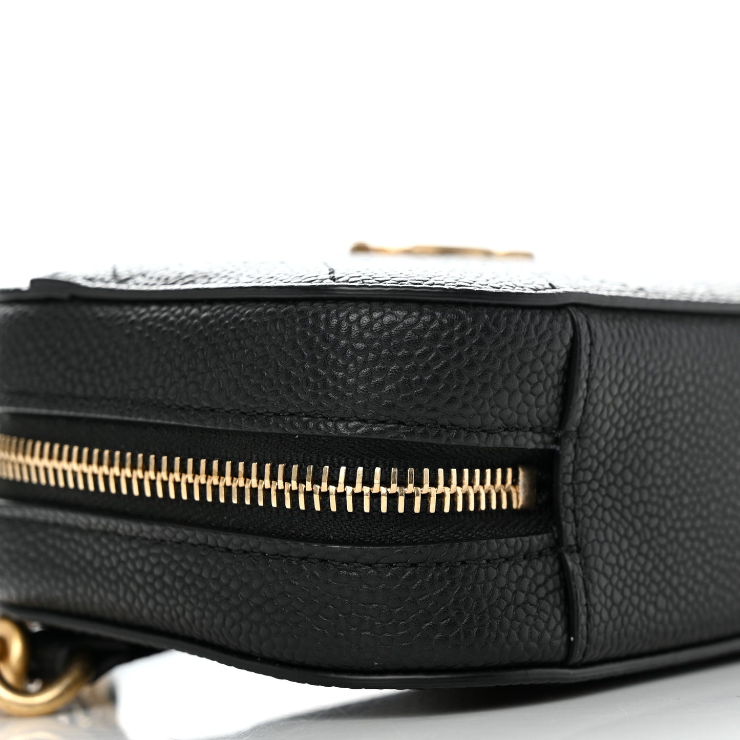 Caviar Quilted Waist Bag Black