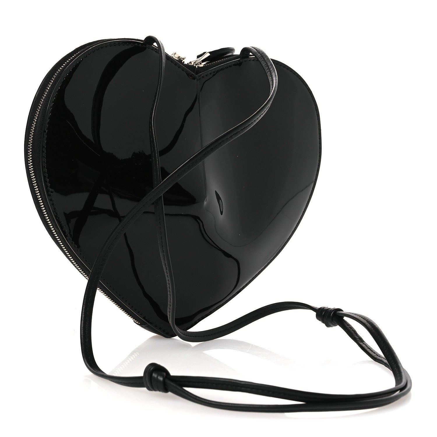 Alaia Patent Calfskin Le Coeur Bag Black 3 of 10