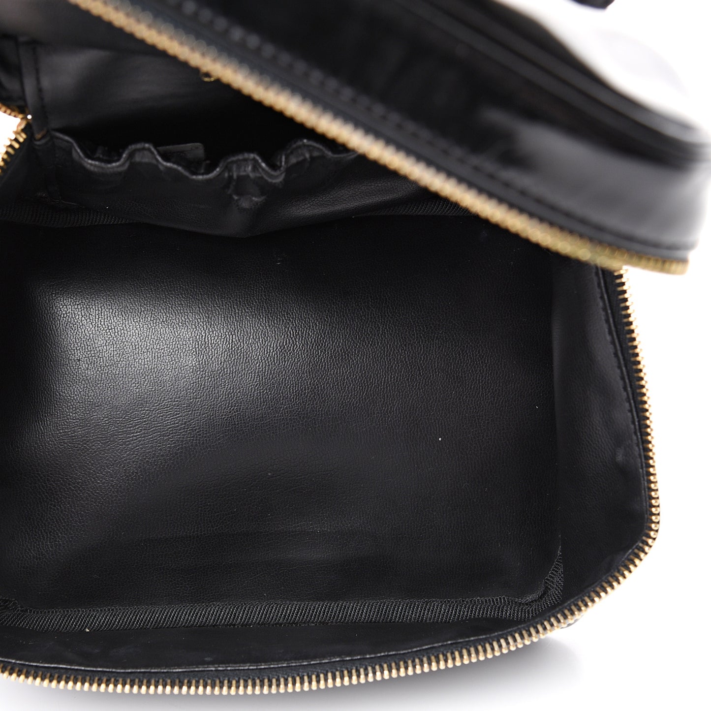 Patent Vanity Cosmetic Case Black