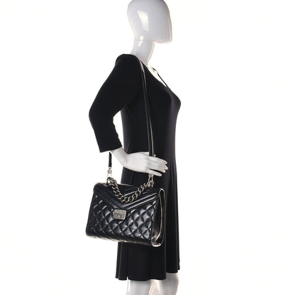 Chanel Calfskin Quilted Medium Mad About Quilting Flap Black 2 of 10