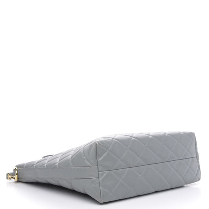 Dolce & Gabbana Lambskin Quilted Tote Grey 4 of 16
