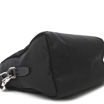 Prada Re-Nylon Vela Saffiano Wristlet Black 9 of 10