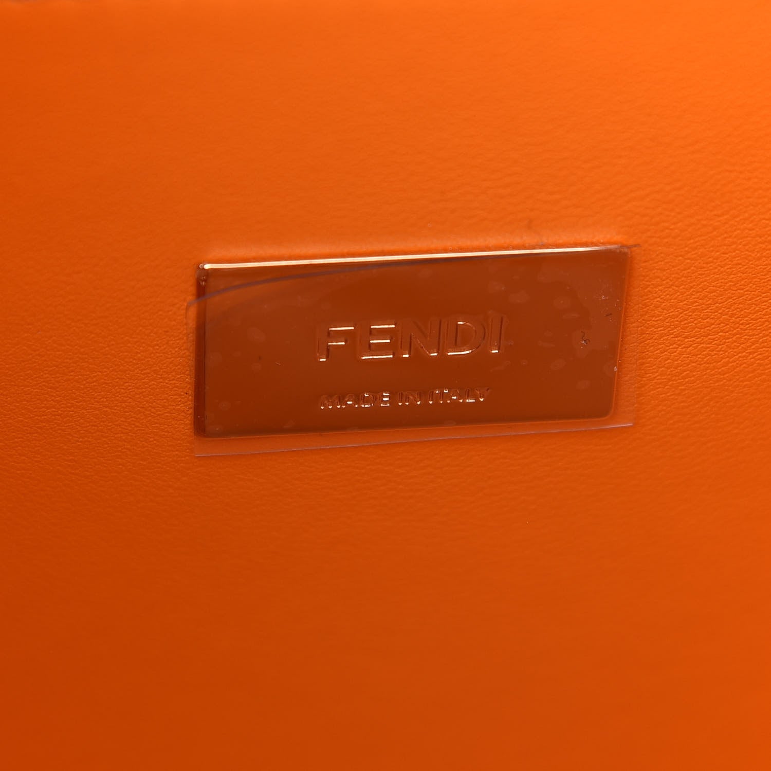 Fendi Nappa Woven Large Peekaboo Iconic Satchel Clementine 6 of 9