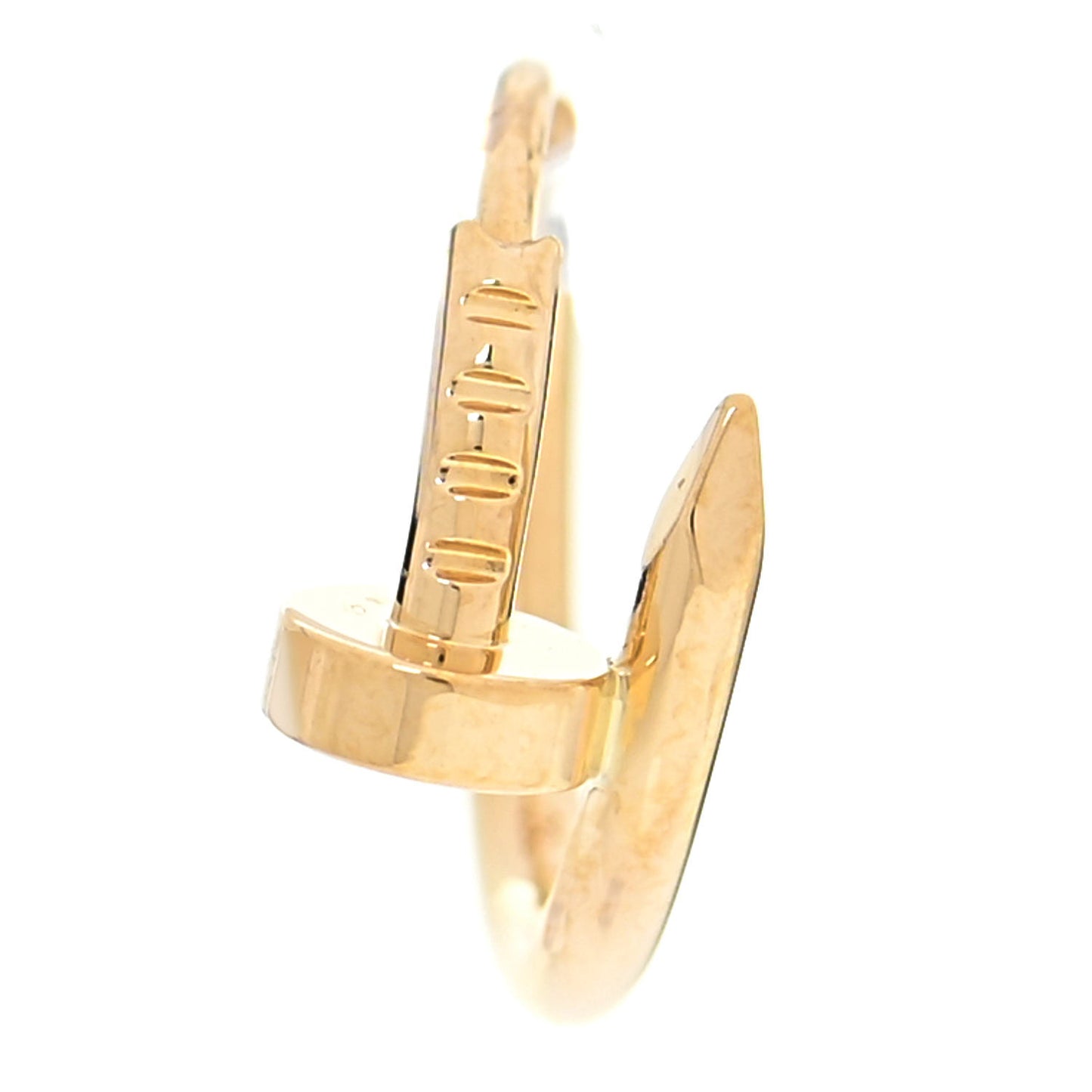 18K Yellow Gold Juste Un Clou Single Hoop Earring