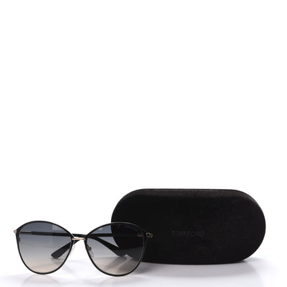 Tom Ford Penelope Vintage Round Sunglasses TF320 Black 8 of 8