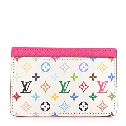 Louis Vuitton LV X TM Monogram Multicolor Card Holder Kawaii Pink 1 of 8