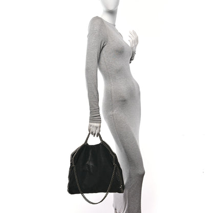 Stella McCartney Shaggy Deer Falabella Fold Over Tote Black 2 of 9