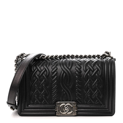 Chanel Lambskin Medium Celtic Boy Flap Black 1 of 15