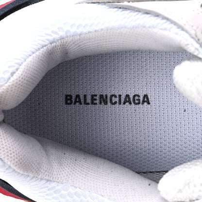 Balenciaga Fabric Mesh Womens Triple S Sneakers 38 Grey Red White 7 of 8