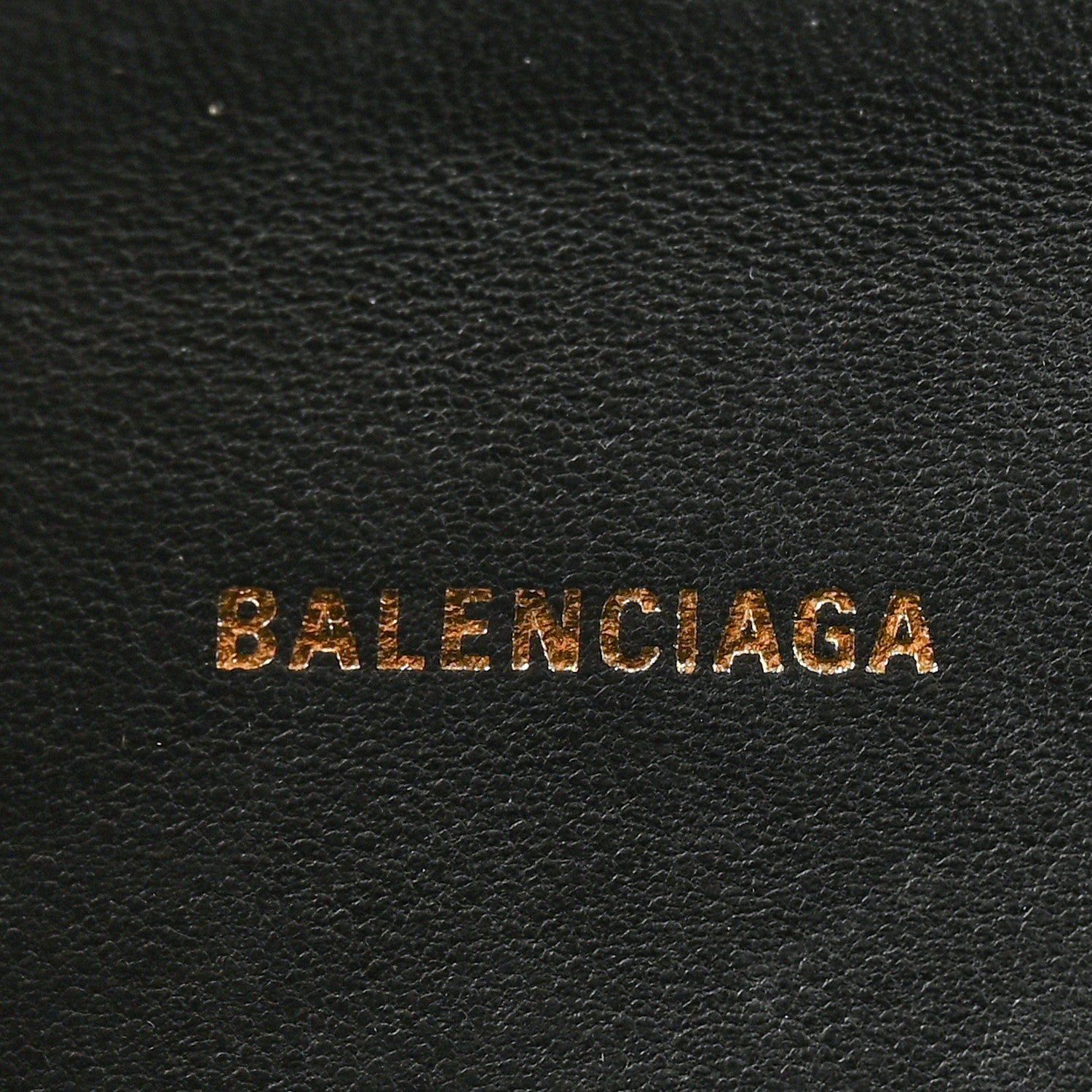 Balenciaga Shiny Calfskin Crocodile Embossed Hourglass Top Handle Bag XS Black 6 of 11