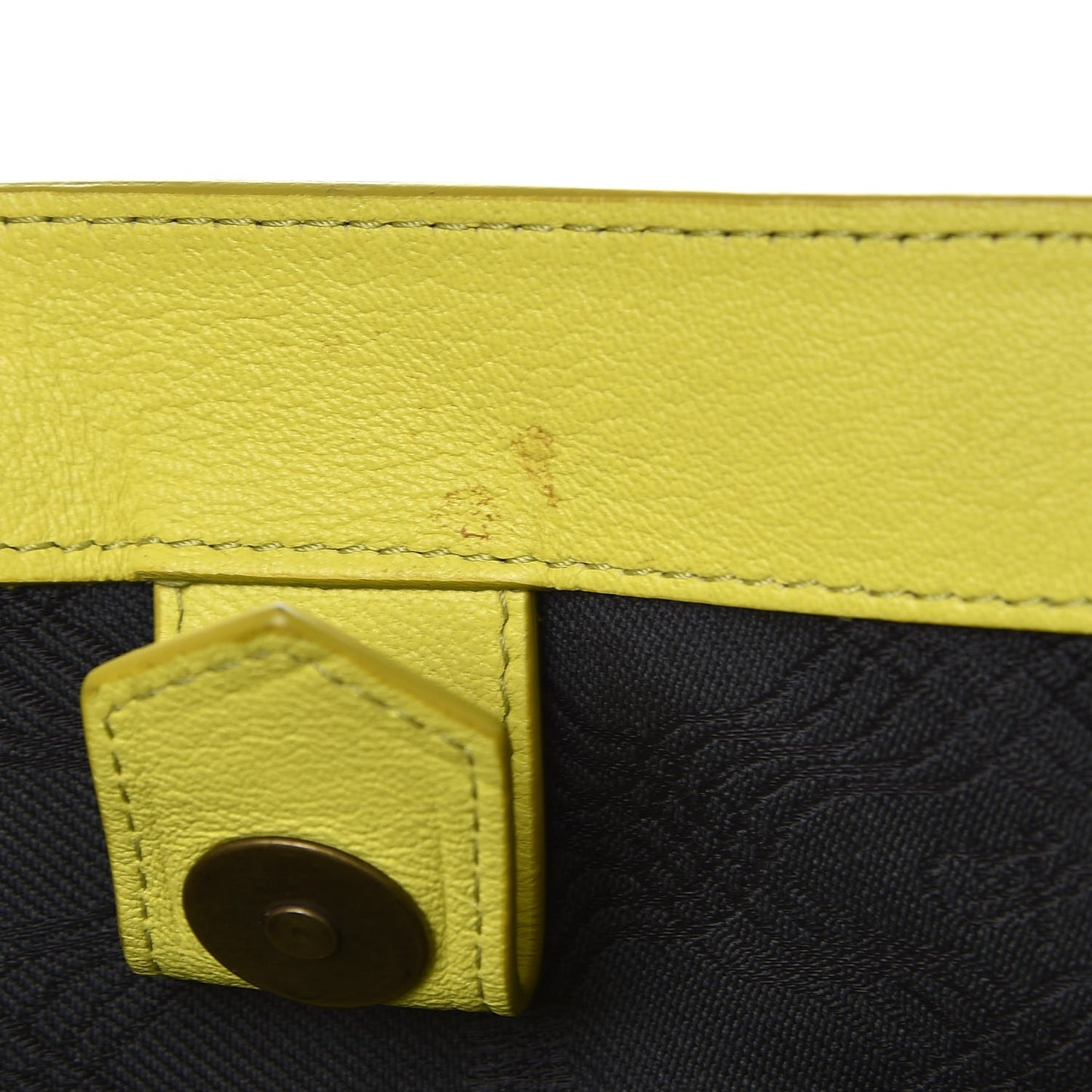 Lambskin PS1 Tote Citron