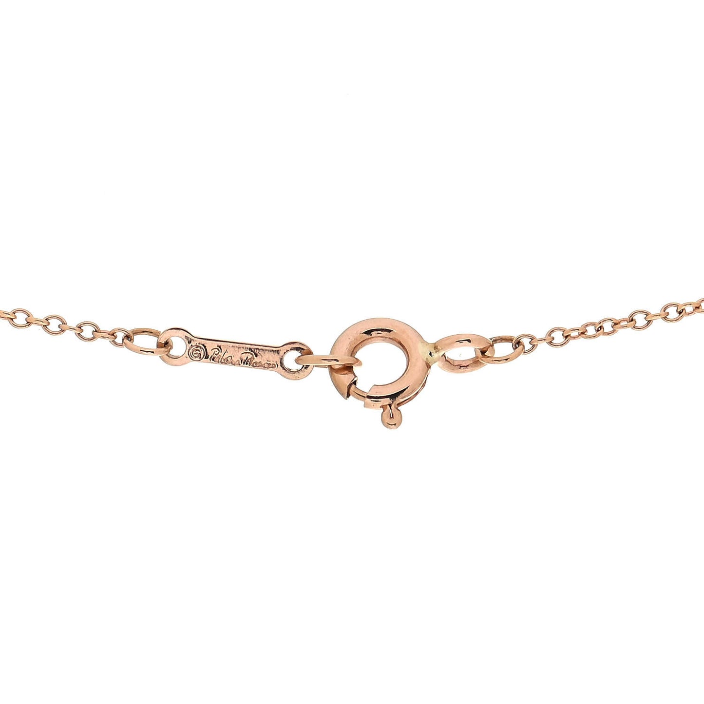 18K Rose Gold Paloma's Graffiti Love Pendant Necklace