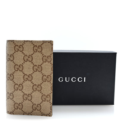 Gucci GG Monogram Essence Classic Card Case Sand Dark Brown 7 of 7