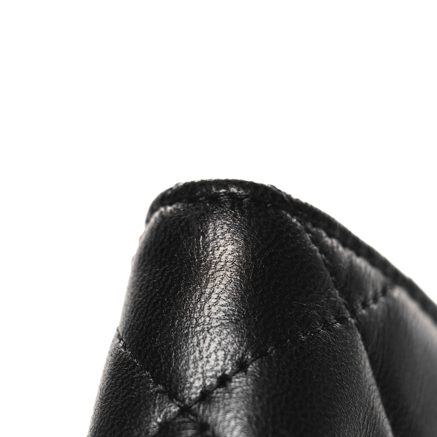 Chanel Lambskin Quilted Wallet On Chain WOC Black 12 of 12