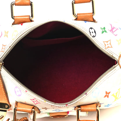 Louis Vuitton Monogram Multicolor Speedy 30 White 5 of 21