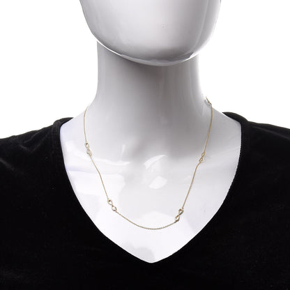 Tiffany 18K Yellow Gold Infinity Endless Necklace 2 of 6