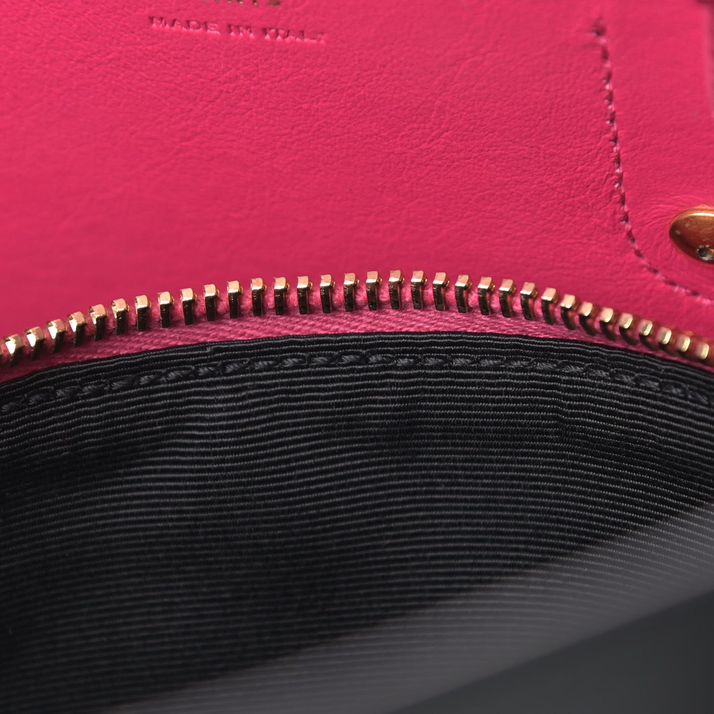Calfskin Small Sac De Jour Black Fuchsia