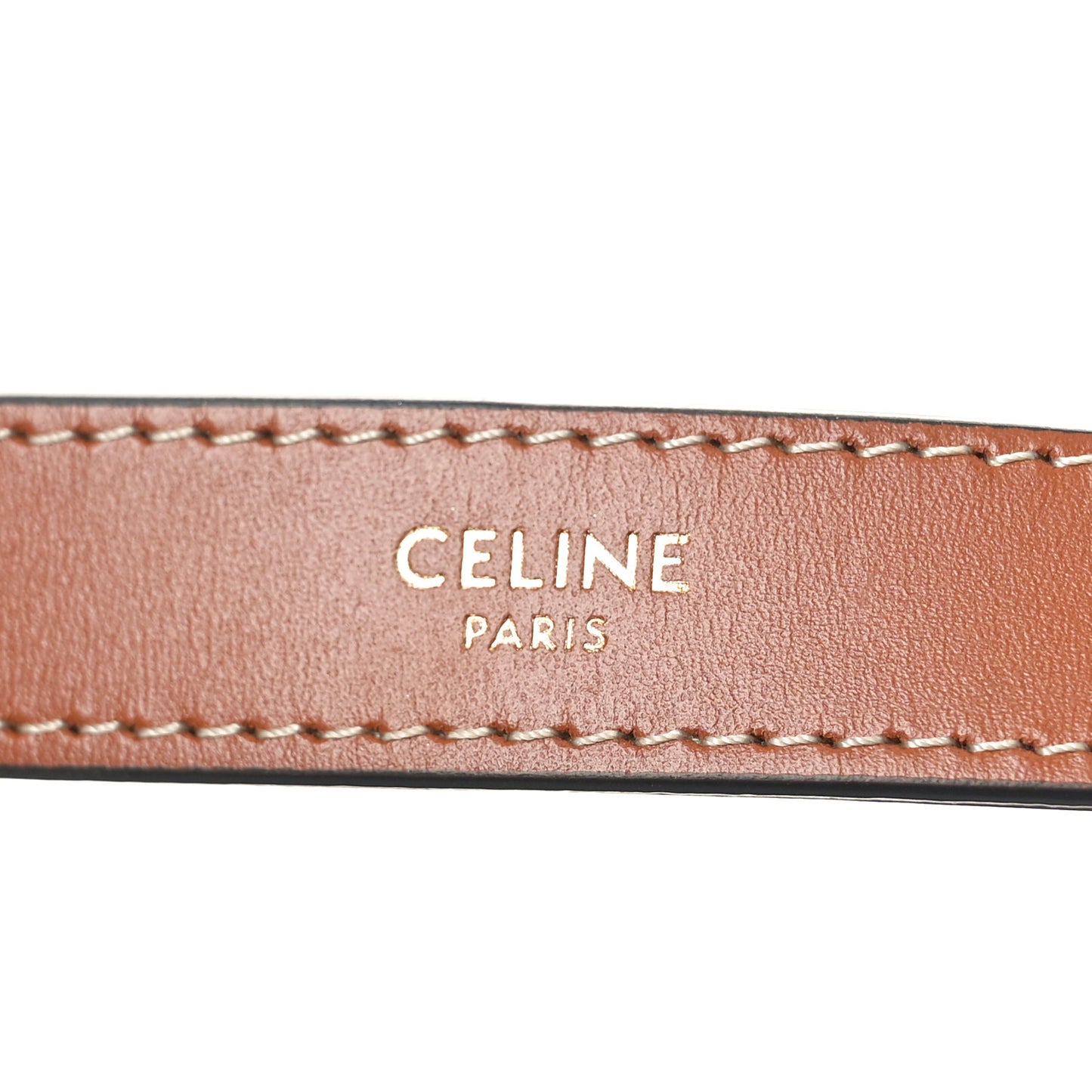 Triomphe Canvas Calfskin Ava Shoulder Bag Tan