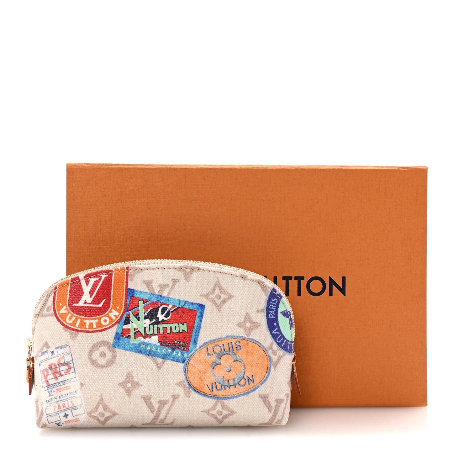 Monogram Flight Mode Cosmetic Pouch Dune