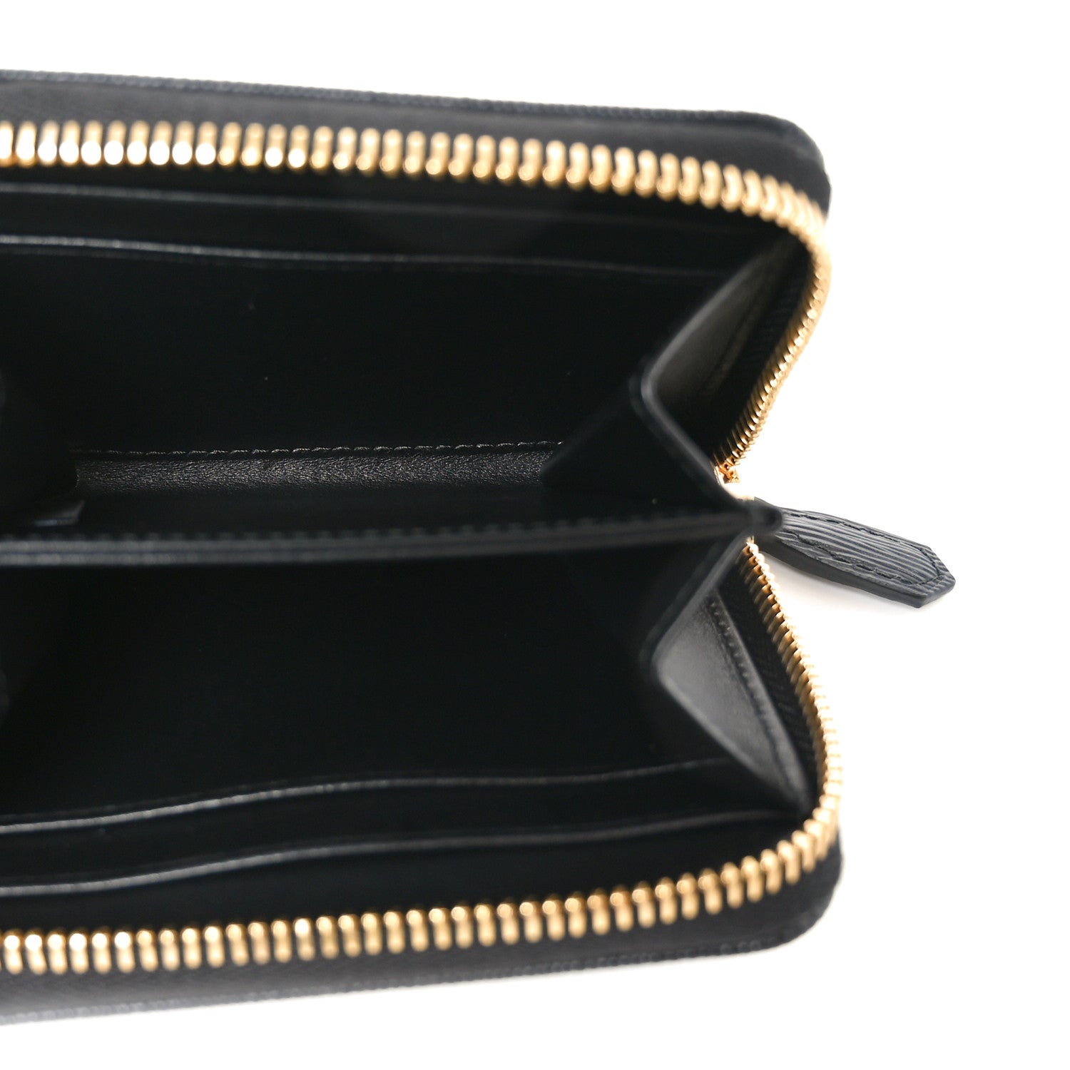 Prada Vitello Move Triangle Logo Zip Coin Purse Black 5 of 6