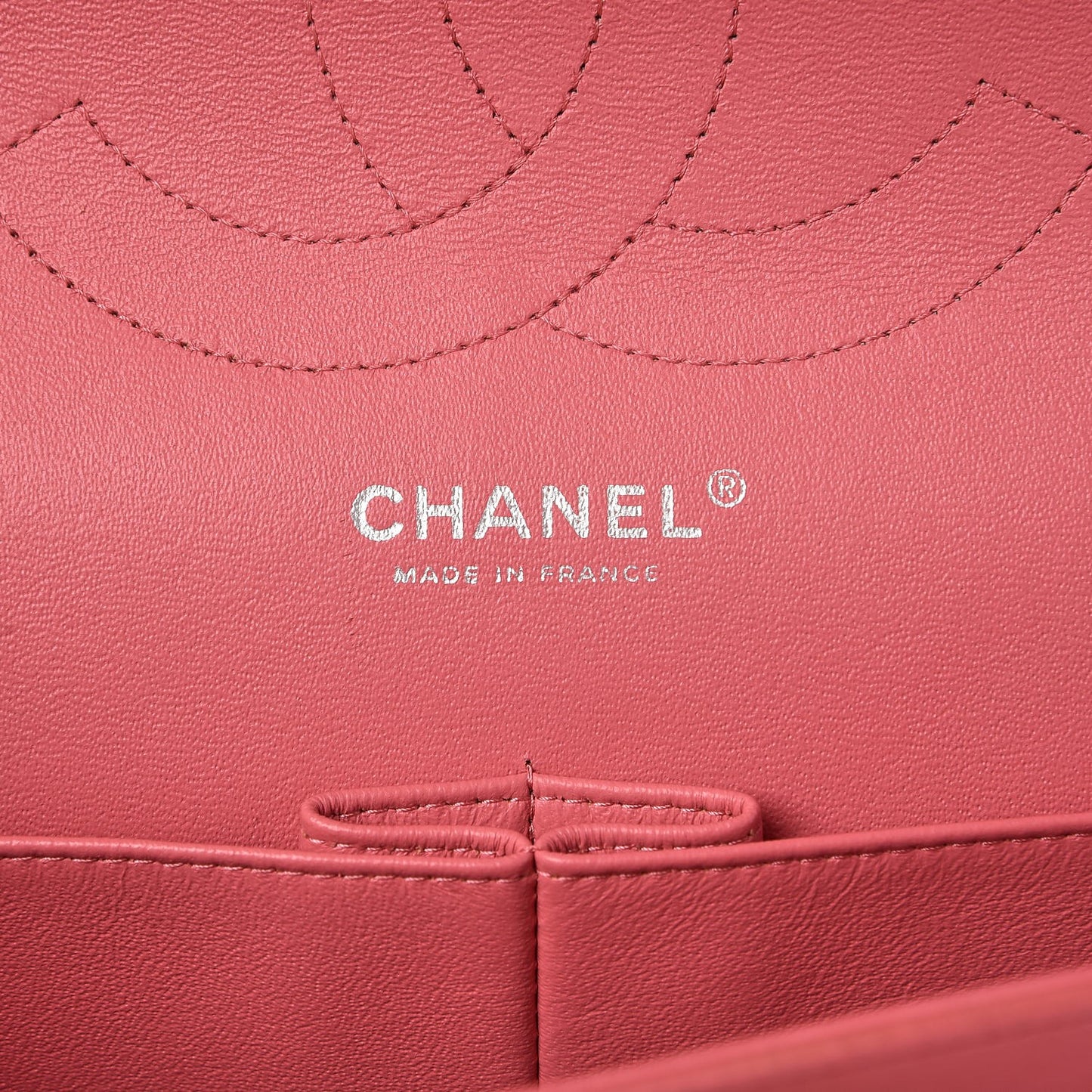 Lambskin Quilted Jumbo Double Flap Pink