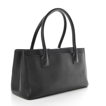 Chanel Calfskin Small Cerf Executive Shopper Tote Black 3 of 9
