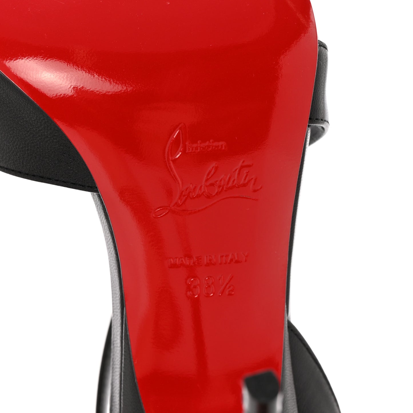 Nappa Platina 100 Pumps 38.5 Black Silver