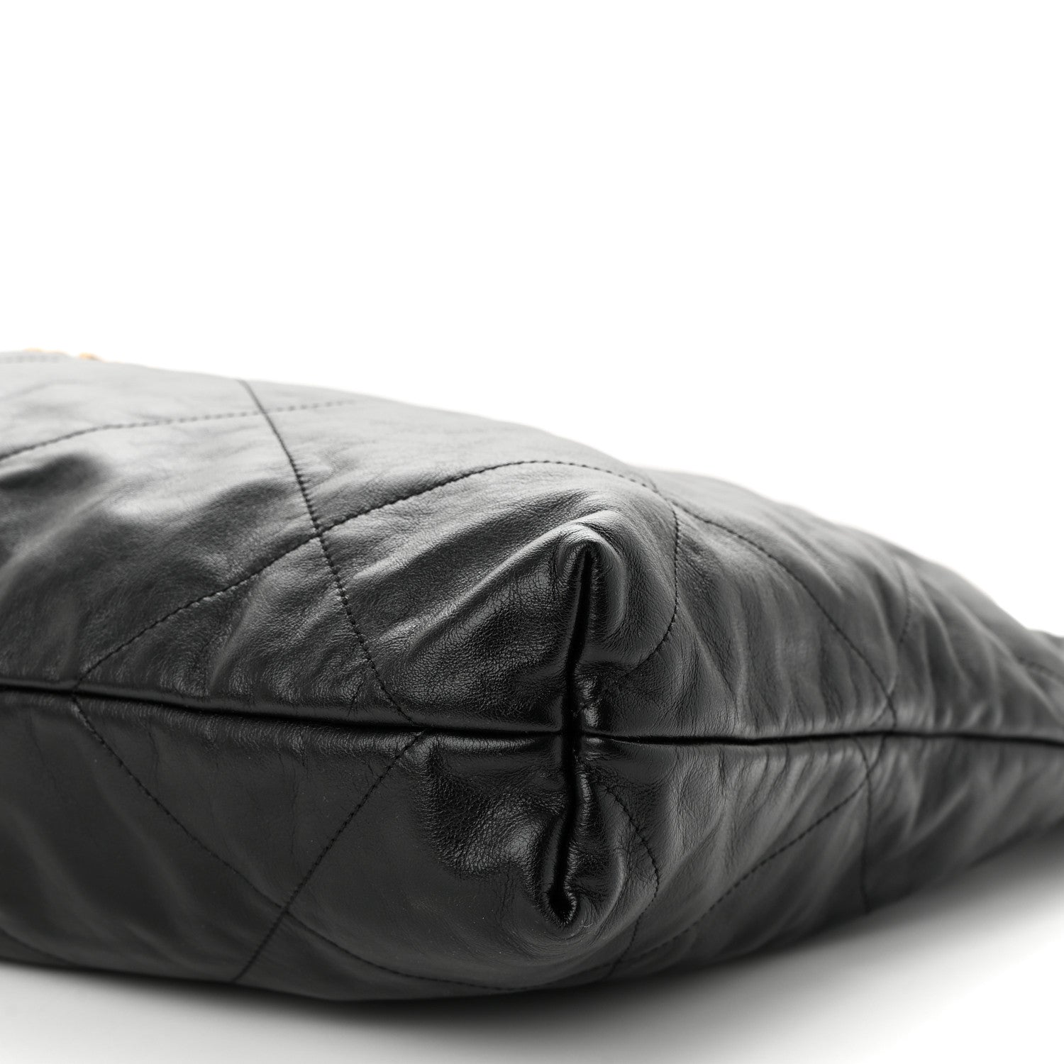 Chanel Shiny Calfskin Quilted Chanel 22 Black 11 of 11