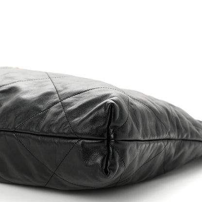 Chanel Shiny Calfskin Quilted Chanel 22 Black 11 of 11