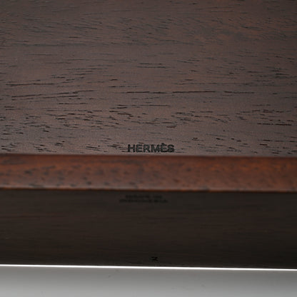 Hermes Mahogany Wood Smooth Taurillon Pleiade Small Picture Frame Ebene 5 of 7