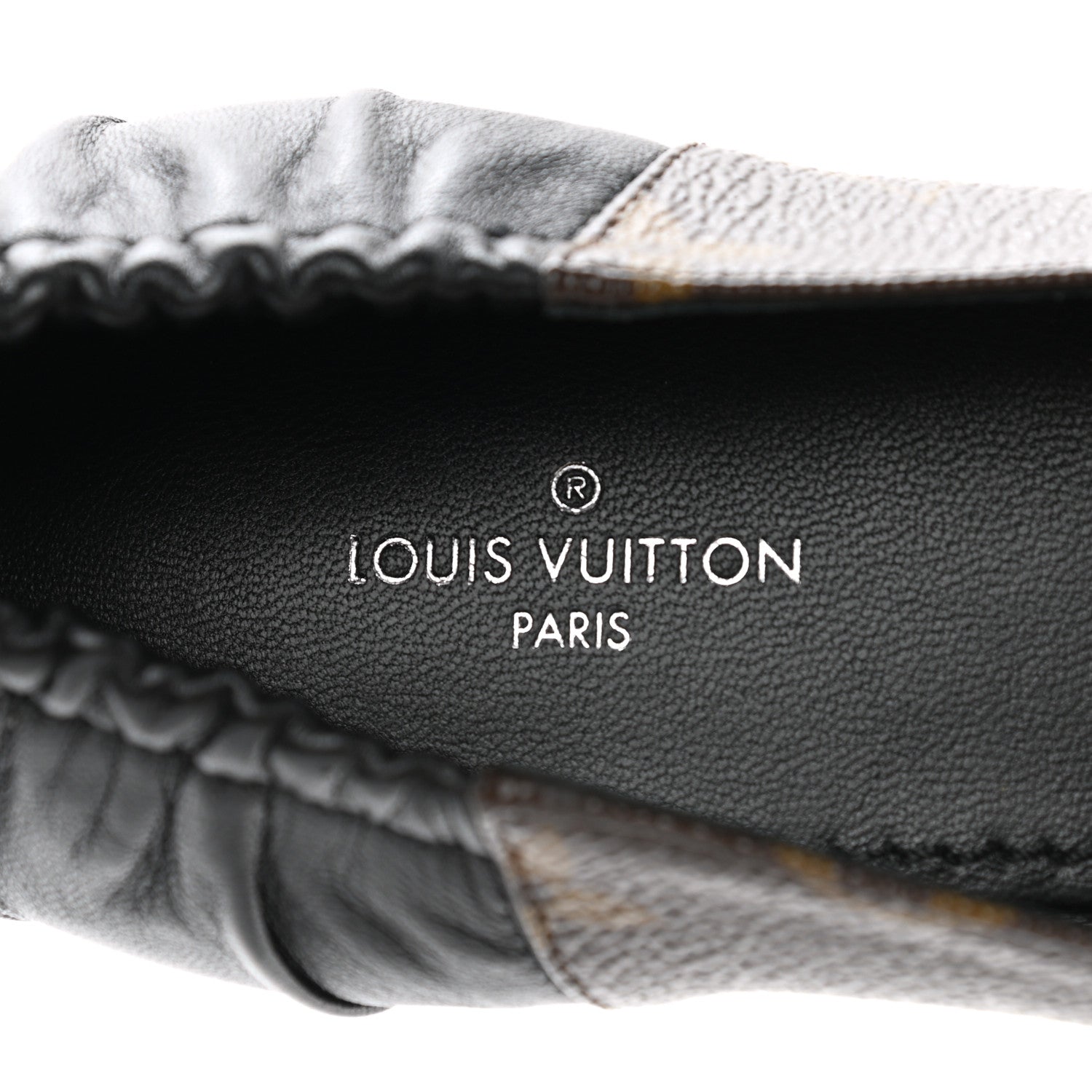 Louis Vuitton Monogram Lambskin Patent Joy Ballerina Flats 35 Black 7 of 8