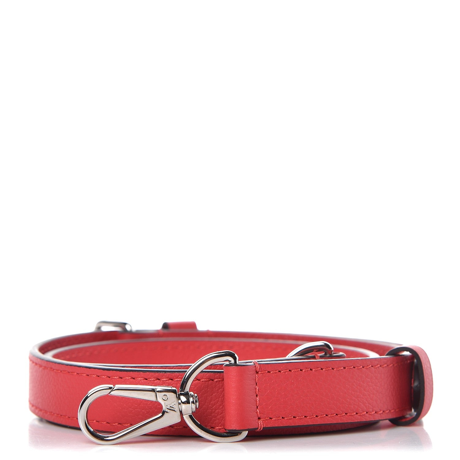 Louis Vuitton Grained Calfskin 20mm Adjustable Shoulder Strap Framboise 1 of 3