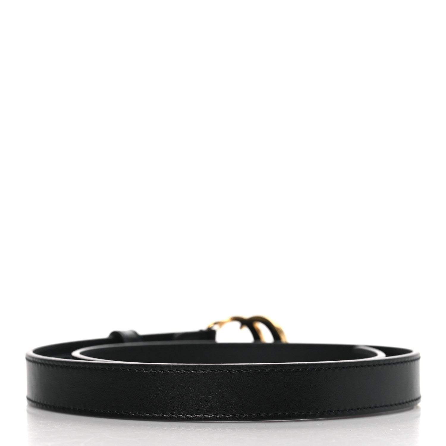 Gucci Calfskin Double G 20mm Belt 70 28 Black 3 of 6