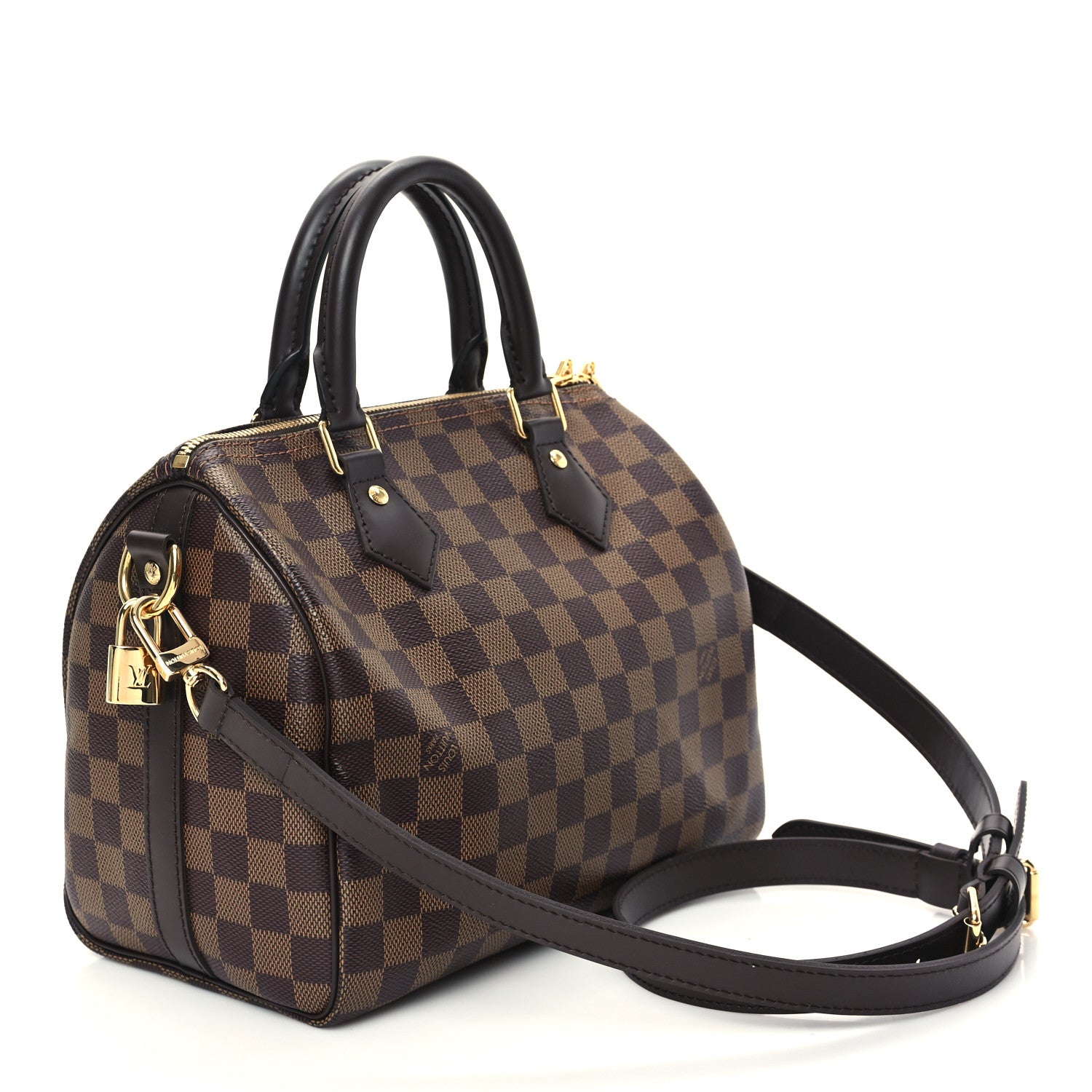 Louis Vuitton Damier Ebene Speedy Bandouliere 25 3 of 10