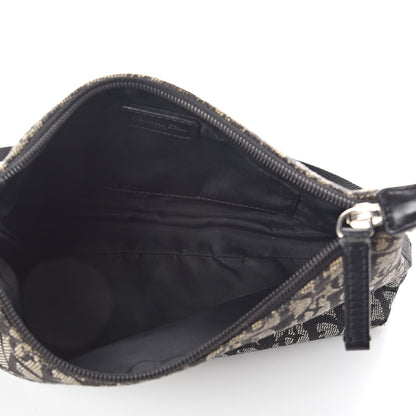 Christian Dior Monogram Shoulder Bag Pochette Black 5 of 8