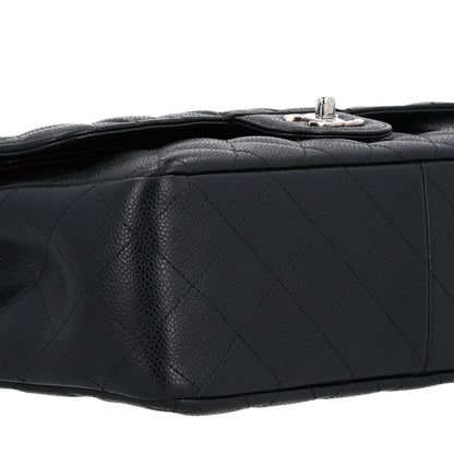Chanel Caviar Quilted Jumbo Double Flap Black 10 of 10