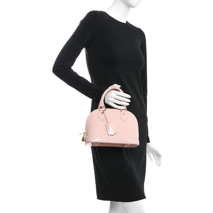 Louis Vuitton Vernis Alma BB Rose Ballerine 3 of 10