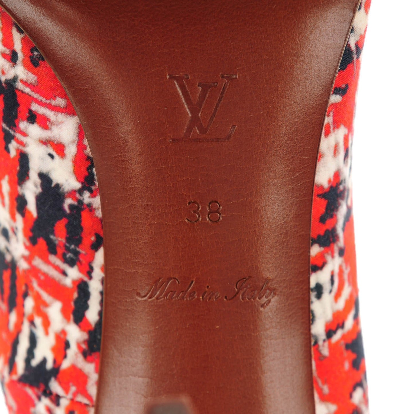 Silk Print Eyeline Pumps 38