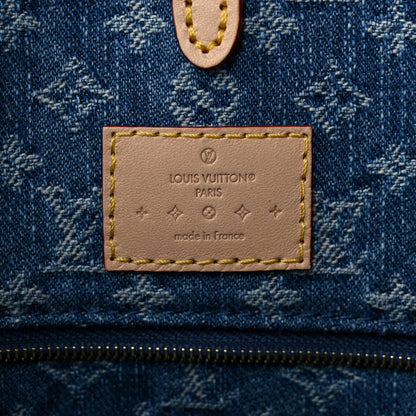 Louis Vuitton Monogram Denim Onthego MM Blue 6 of 8