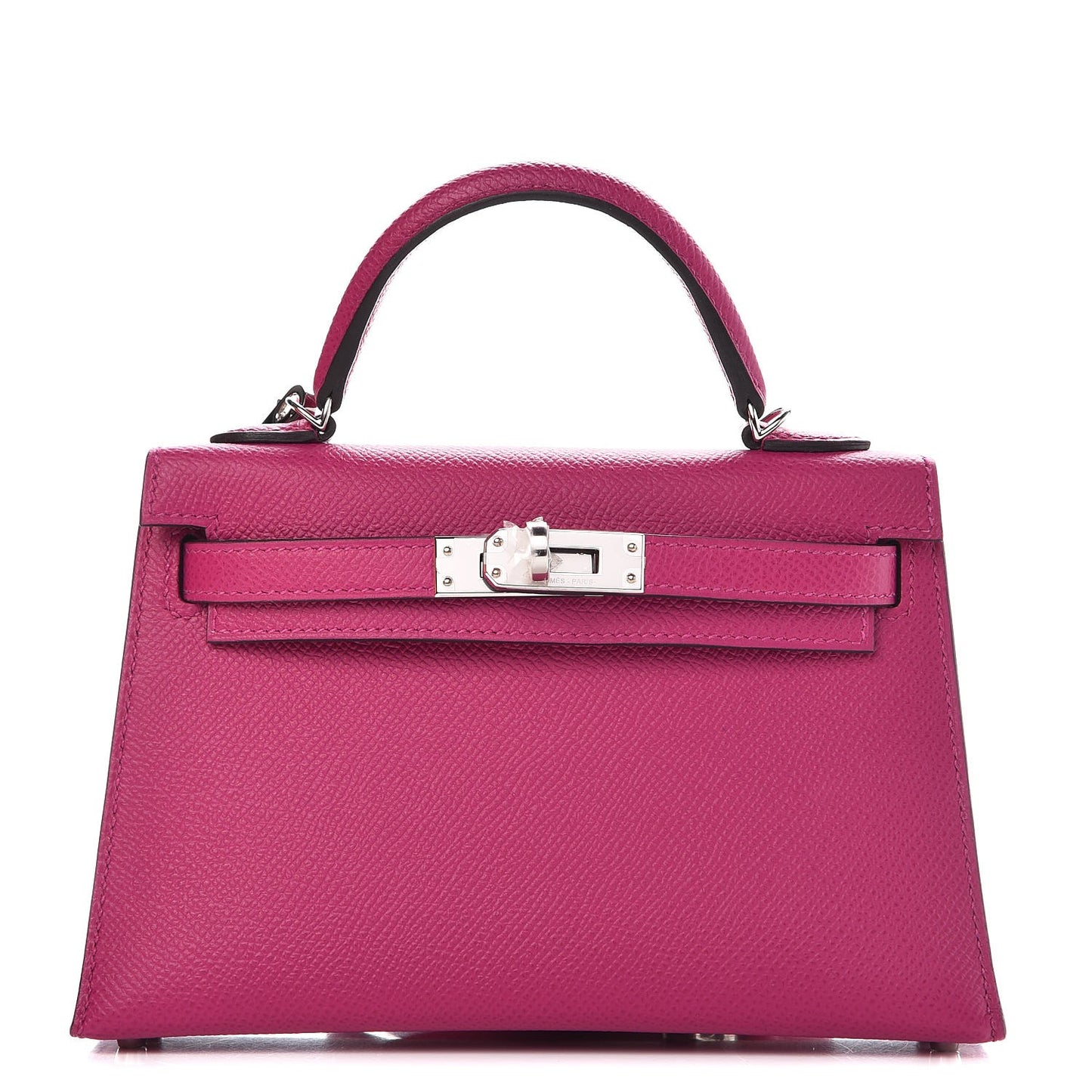 Epsom Mini Kelly Sellier 20 Rose Pourpre